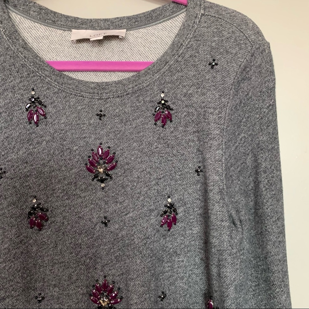 LOFT Sweater with beading - Picture 6 of 7
